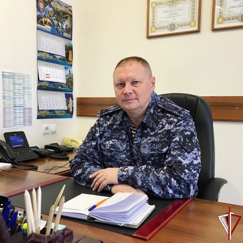 Поздравление начальника УФС ВНГ РФ по республике Северная Осетия-Алания полковника полиции Валерия Голота с Днём защитника Отечества