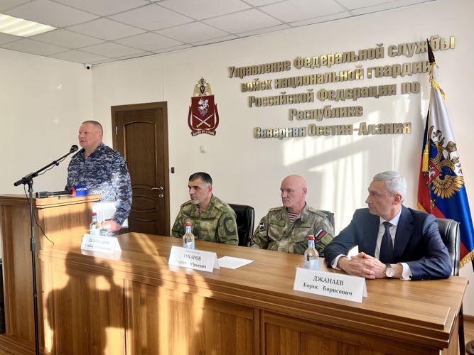  НАЧАЛЬНИКУ УПРАВЛЕНИЯ РОСГВАРДИИ ПО РЕСПУБЛИКЕ СЕВЕРНАЯ ОСЕТИЯ-АЛАНИЯ ПРИСВОЕНО ЗВАНИЕ ГЕНЕРАЛА-МАЙОРА ПОЛИЦИИ 