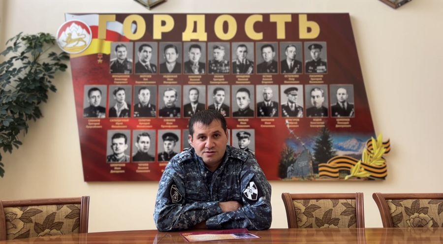 В СЕВЕРНОЙ ОСЕТИИ СОТРУДНИКИ ВНЕВЕДОМСТВЕННОЙ ОХРАНЫ РОСГВАРДИИ ПРИНЯЛИ УЧАСТИЕ В ОНЛАЙН-АКЦИИ “БЕССМЕРТНЫЙ ПОЛК”