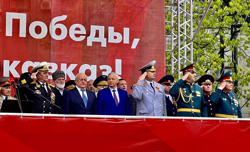 В СЕВЕРНОЙ ОСЕТИИ РОСГВАРДЕЙЦЫ ПРИНЯЛИ УЧАСТИЕ В ПАРАДЕ ПОБЕДЫ