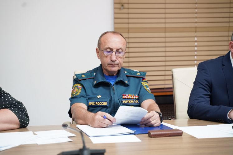 РОСГВАРДЕЙЦЫ ПРИНЯЛИ УЧАСТИЕ В ЗАСЕДАНИИ ОРГКОМИТЕТА ПО ПОДГОТОВКЕ К ТРАУРНЫМ МЕРОПРИЯТИЯМ, ПОСВЯЩЕННЫМ  БЕСЛАНСКОЙ ТРАГЕДИИ