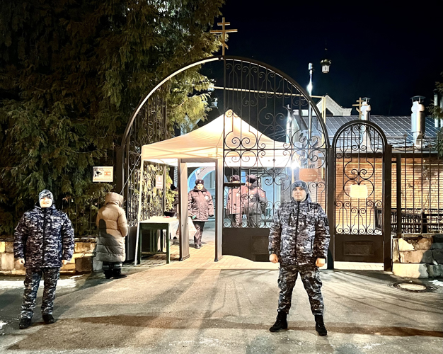 В СЕВЕРНОЙ ОСЕТИИ ПРИ УЧАСТИИ РОСГВАРДИИ ОБЕСПЕЧЕН ПРАВОПОРЯДОК ВО ВРЕМЯ ПРАЗДНОВАНИЯ КРЕЩЕНИЯ ГОСПОДНЯ