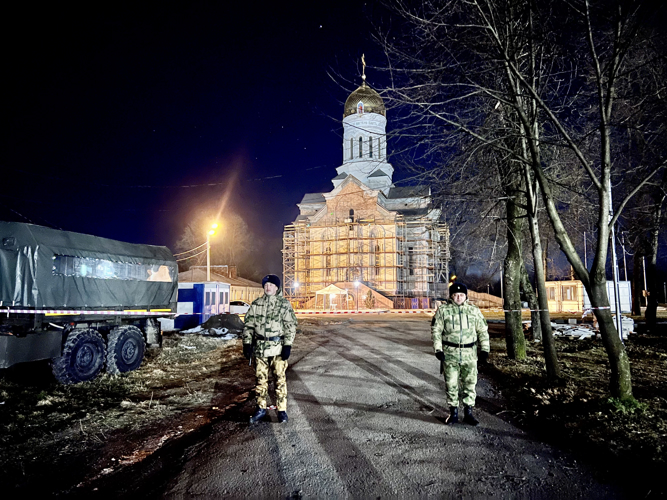 В СЕВЕРНОЙ ОСЕТИИ ПРИ УЧАСТИИ РОСГВАРДИИ ОБЕСПЕЧЕН ПРАВОПОРЯДОК ВО ВРЕМЯ ПРАЗДНОВАНИЯ КРЕЩЕНИЯ ГОСПОДНЯ