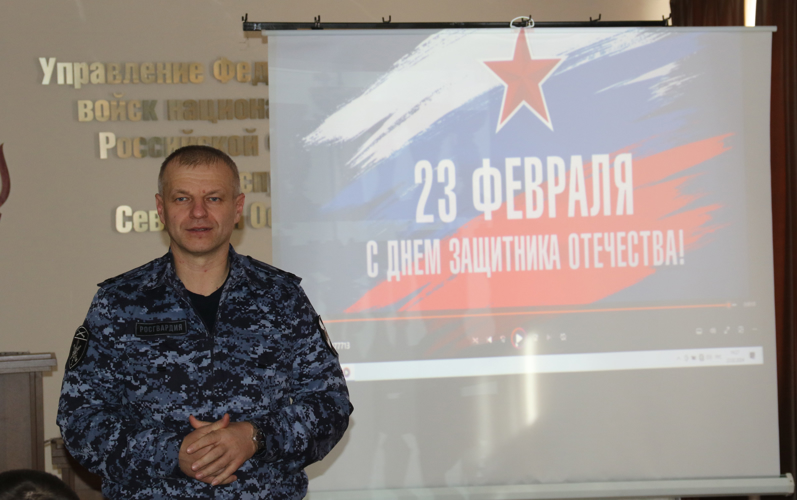 В УПРАВЛЕНИИ РОСГВАРДИИ ПО РЕСПУБЛИКЕ СЕВЕРНАЯ ОСЕТИЯ-АЛАНИЯ ОТМЕТИЛИ ДЕНЬ ЗАЩИТНИКА ОТЕЧЕСТВА