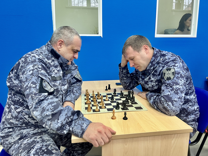 ЛУЧШИЕ ШАХМАТИСТЫ СРЕДИ РОСГВАРДЕЙЦЕВ ОПРЕДЕЛЕНЫ В СЕВЕРНОЙ ОСЕТИИ