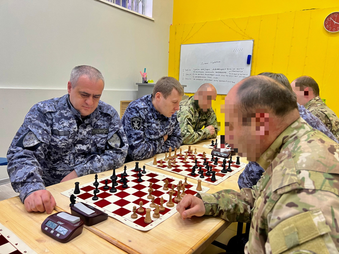 ЛУЧШИЕ ШАХМАТИСТЫ СРЕДИ РОСГВАРДЕЙЦЕВ ОПРЕДЕЛЕНЫ В СЕВЕРНОЙ ОСЕТИИ