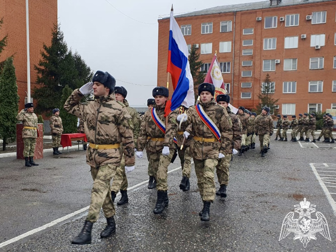 НОВОБРАНЦЫ ВЛАДИКАВКАЗСКОГО СОЕДИНЕНИЯ РОСГВАРДИИ ПРИНЯЛИ ПРИСЯГУ