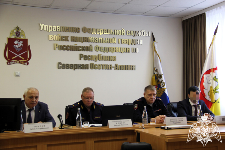 В УПРАВЛЕНИИ РОСГВАРДИИ ПО РЕСПУБЛИКЕ СЕВЕРНАЯ ОСЕТИЯ-АЛАНИЯ ПОДВЕДЕНЫ ИТОГИ СЛУЖЕБНО-БОЕВОЙ ДЕЯТЕЛЬНОСТИ ЗА 2024 ГОД
