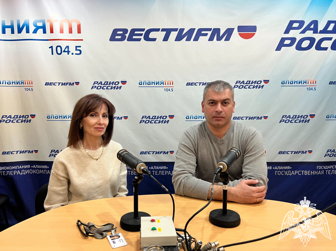 РАДИОСЛУШАТЕЛЯМ СЕВЕРНОЙ ОСЕТИИ РАССКАЗАЛИ О РАБОТЕ ПРЕСС-СЛУЖБЫ РОСГВАРДИИ