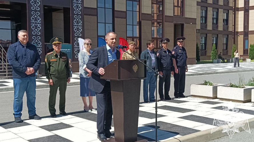 РОСГВАРДЕЙЦЫ ПРИНЯЛИ УЧАСТИЕ В ОРГАНИЗАЦИИ РЕГИОНАЛЬНОГО ЭТАПА ВОЕННО-ПАТРИОТИЧЕСКОЙ ИГРЫ «ЗАРНИЦА 2.0» В СЕВЕРНОЙ ОСЕТИИ