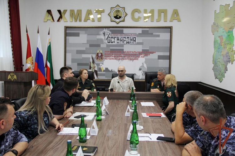В Грозном прошел учебно-методический сбор начальников пресс-служб Северо-Кавказского округа Росгвардии