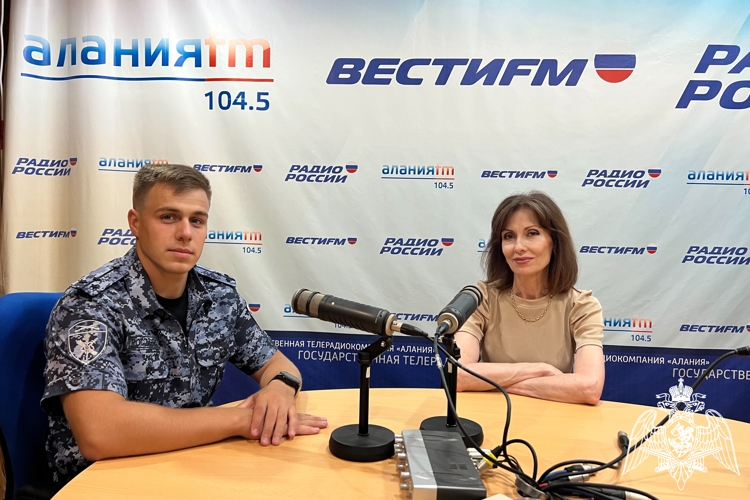 РАДИОРУБРИКА «В ЭФИРЕ РОСГВАРДИЯ» ПРОДОЛЖАЕТ РАБОТУ В СЕВЕРНОЙ ОСЕТИИ