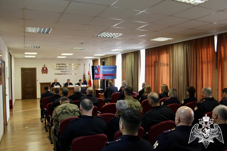 В УПРАВЛЕНИИ РОСГВАРДИИ ПО РЕСПУБЛИКЕ СЕВЕРНАЯ ОСЕТИЯ-АЛАНИЯ ПОДВЕДЕНЫ ИТОГИ СЛУЖЕБНО-БОЕВОЙ ДЕЯТЕЛЬНОСТИ ЗА 2025 ГОД