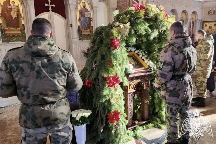 РОСГВАРДЕЙЦЫ СЕВЕРНОЙ ОСЕТИИ ПРИНЯЛИ УЧАСТИЕ В ПРАЗДНИЧНЫХ БОГОСЛУЖЕНИЯХ