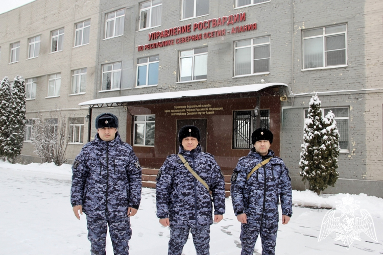 В Северной Осетии сотрудники Росгвардии задержали подозреваемого в нанесении ножевых ранений