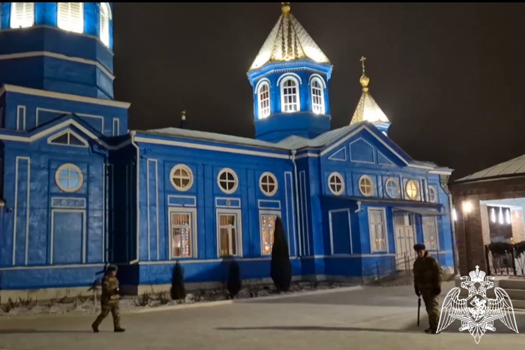 В СЕВЕРНОЙ ОСЕТИИ ПРИ УЧАСТИИ РОСГВАРДИИ ОБЕСПЕЧЕН ПРАВОПОРЯДОК ВО ВРЕМЯ ПРАЗДНОВАНИЯ КРЕЩЕНИЯ ГОСПОДНЯ