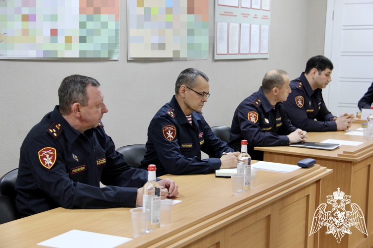 В УПРАВЛЕНИИ РОСГВАРДИИ ПО РЕСПУБЛИКЕ СЕВЕРНАЯ ОСЕТИЯ-АЛАНИЯ СОСТОЯЛОСЬ ЗАСЕДАНИЕ ОПЕРАТИВНОГО ШТАБА