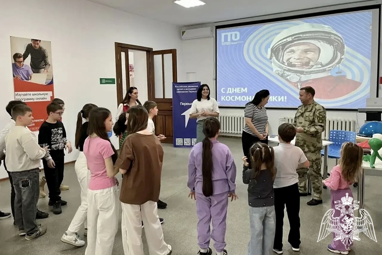 В МОЗДОКЕ ПРОШЛА АКЦИЯ «РОСГВАРДИЯ КО ДНЮ КОСМОНАВТИКИ»