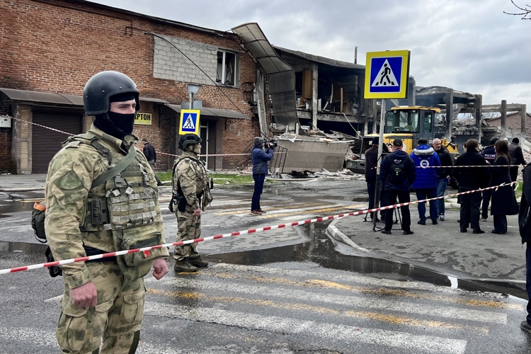 Росгвардейцы приняли участие в ликвидации последствий чрезвычайного происшествия в Северной Осетии