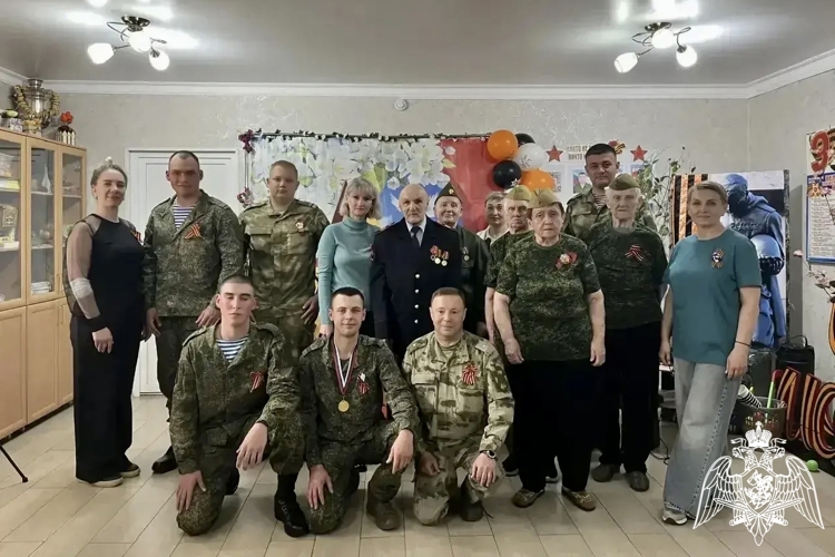 ВОЕННОСЛУЖАЩИЕ РОСГВАРДИИ ПРИСОЕДИНИЛИСЬ К ПАТРИОТИЧЕСКИМ АКЦИЯМ, ПОСВЯЩЕННЫМ ДНЮ ВЕЛИКОЙ ПОБЕДЫ