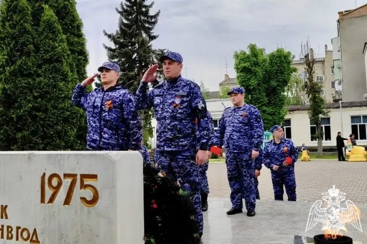 В СЕВЕРНОЙ ОСЕТИИ СОТРУДНИКИ ВНЕВЕДОМСТВЕННОЙ ОХРАНЫ РОСГВАРДИИ ПРИСОЕДИНИЛИСЬ К АКЦИИ «ЭСТАФЕТА ПОДВИГА»