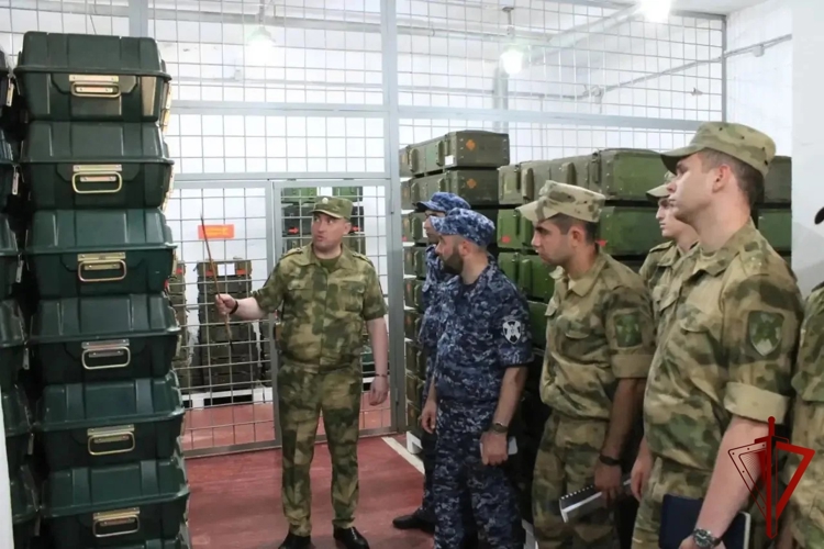 В Северной Осетии прошел окружной учебно-методический сбор с начальниками служб артиллерийского вооружения Росгвардии