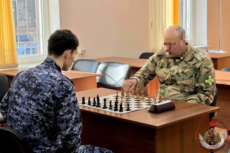 В СЕВЕРНОЙ ОСЕТИИ ПРОШЕЛ ЧЕМПИОНАТ ПО ШАХМАТАМ СРЕДИ РОСГВАРДЕЙЦЕВ