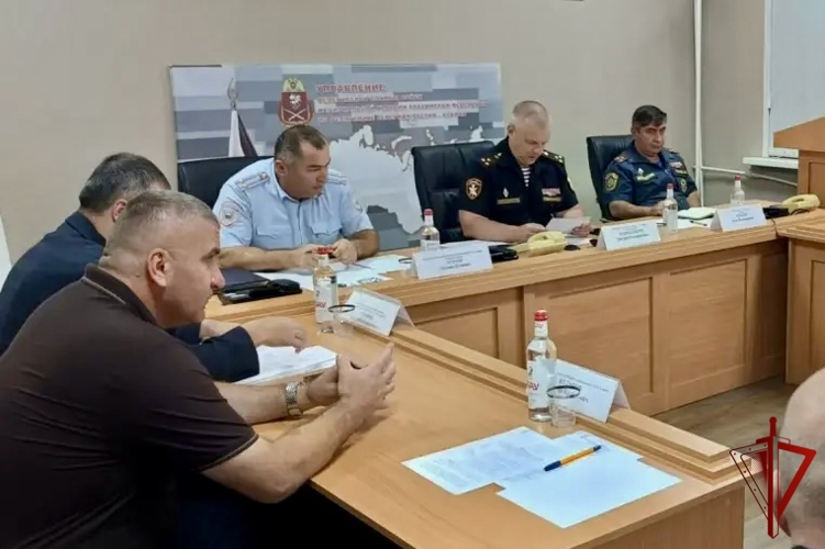 В УПРАВЛЕНИИ РОСГВАРДИИ ПО РЕСПУБЛИКЕ СЕВЕРНАЯ ОСЕТИЯ-АЛАНИЯ СОСТОЯЛОСЬ ЗАСЕДАНИЕ ОПЕРАТИВНОГО ШТАБА