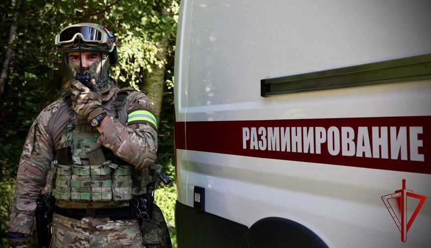 Во Владикавказе росгвардейцы обследовали найденный боеприпас