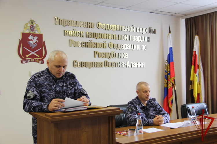 В УПРАВЛЕНИИ РОСГВАРДИИ ПО РЕСПУБЛИКЕ СЕВЕРНАЯ ОСЕТИЯ-АЛАНИЯ ПОДВЕЛИ ИТОГИ СЛУЖЕБНО-БОЕВОЙ ДЕЯТЕЛЬНОСТИ ЗА 9 МЕСЯЦЕВ 2026 ГОДА